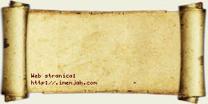 Jovana Diklić vizit kartica